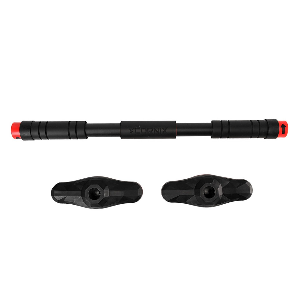Турнік розсувний Pro Cornix XR-0283 Black/Red, розмір 65 х 100 см