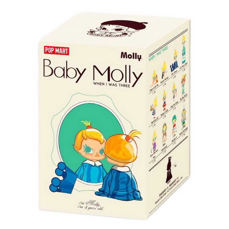 Іграшка-сюрприз з колекційною фігуркою Baby Molly POP MART BMWIT-01 серія When I was Three!