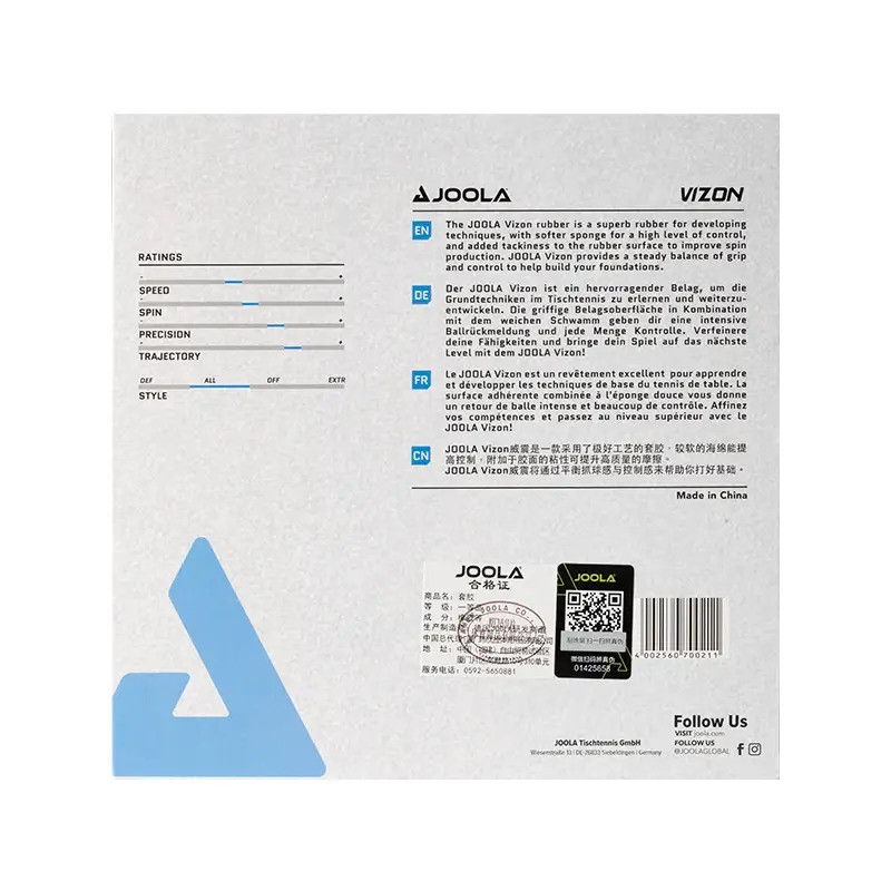Накладка для теннисной ракетки Vizon 2.0 Joola 930974 Red 