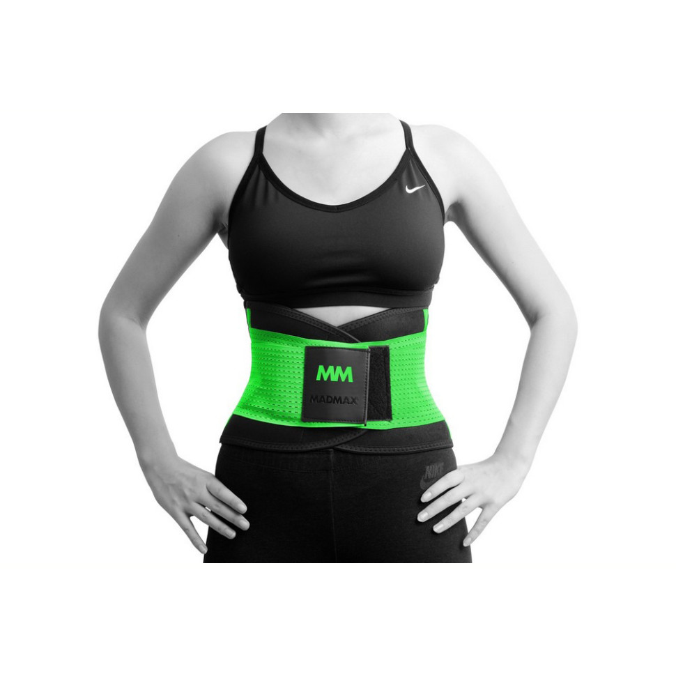Пояс компрессионный MFA-277 Slimming belt MadMax MFA-277-GRN_L Black, L