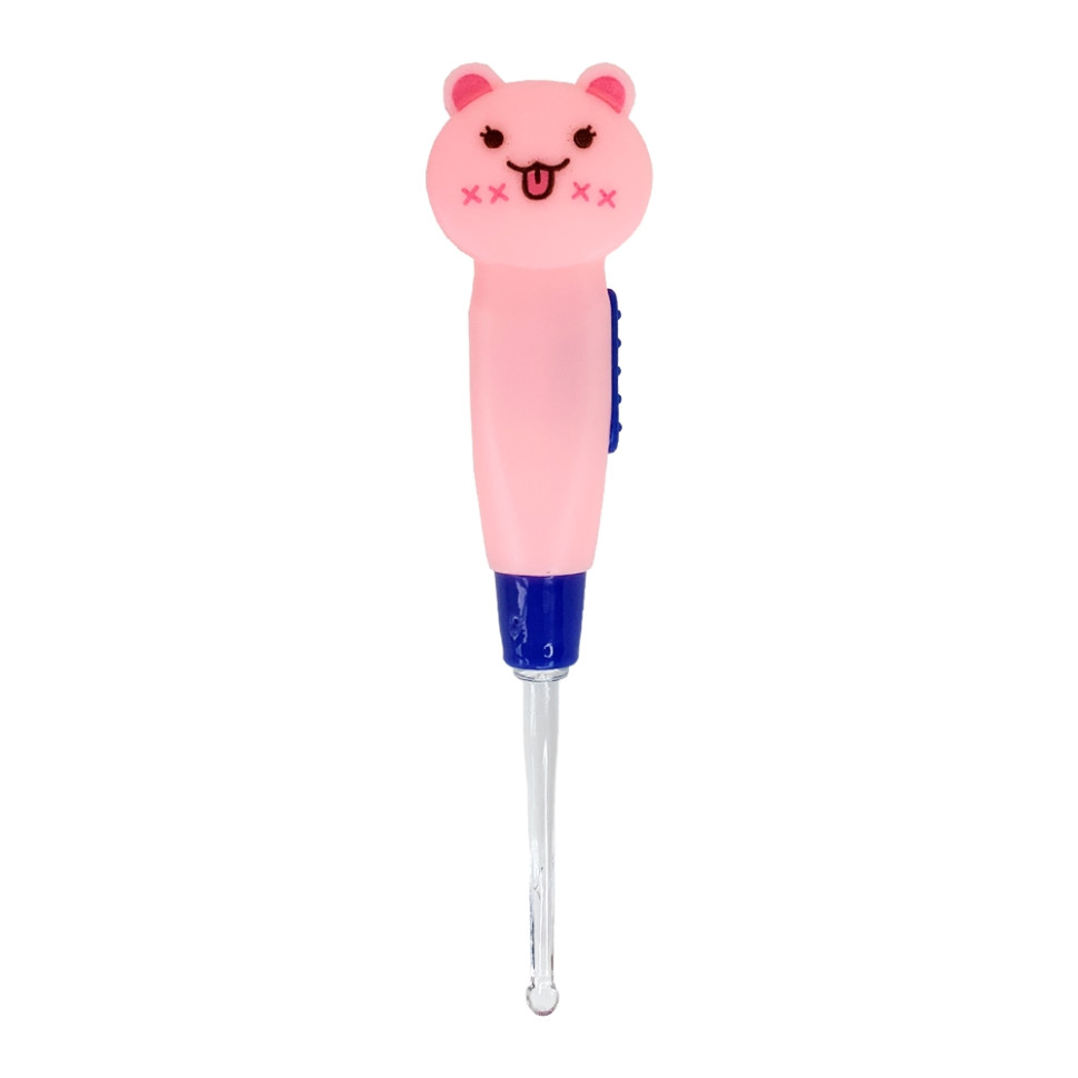 Ушной фонарик для детей Mega Zayka MGZ-0708(Pink Cat) со сменными насадками