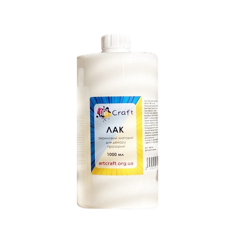 Лак акриловый матовый Art Craft 5005-AC 1000 мл