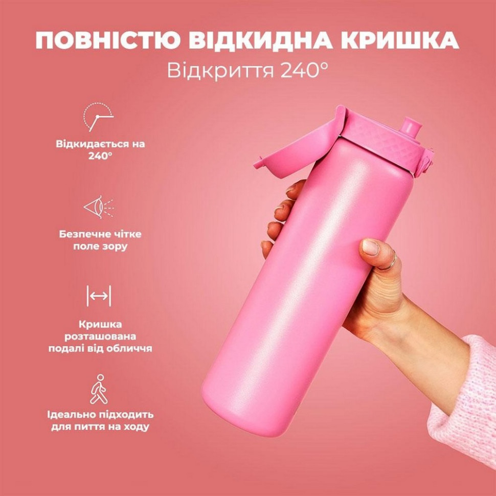 Пляшка для води вакуумна Vacuum Insulated ION8 I8TS1000ROSEB 920 мл, Rose Bloom