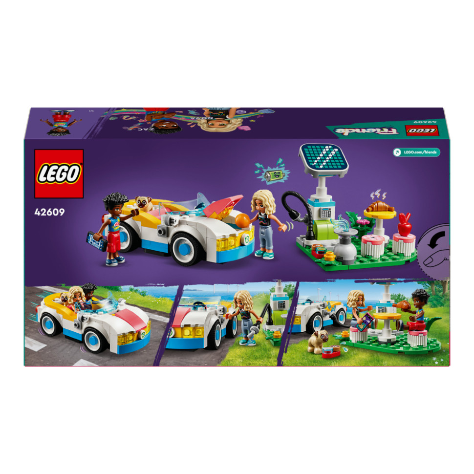 Конструктор LEGO Friends Электромобиль и зарядное устройство 42609, 170 деталей