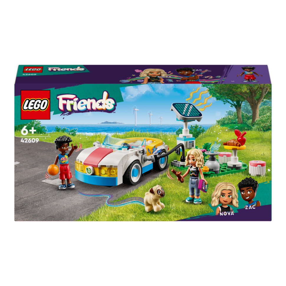 Конструктор LEGO Friends Электромобиль и зарядное устройство 42609, 170 деталей