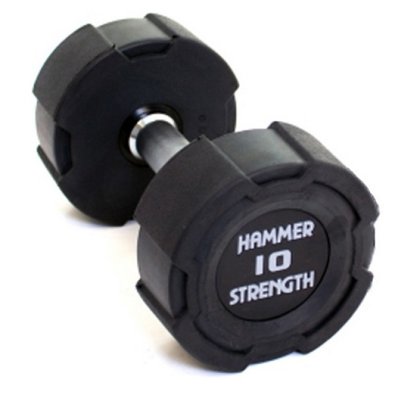 Гантель уретанова FF10TPU Hammer Strength 523102, 10 кг 