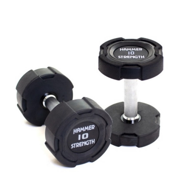 Гантель уретанова FF10TPU Hammer Strength 523102, 10 кг 
