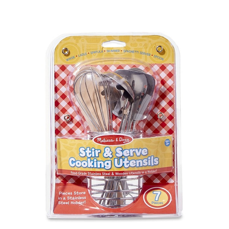 Дитячий металевий кухонний набір Melissa&Doug MD19351, 6 інструментів
