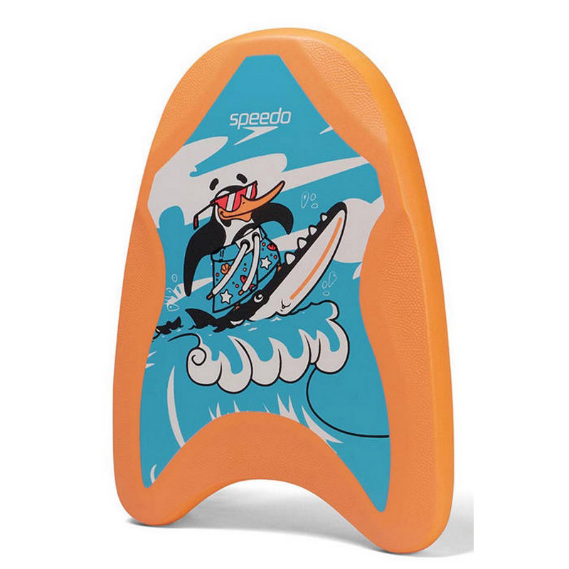Доска для плавания PRINTED FLOAT IU Speedo 8-1224714668 оранжевый, голубой