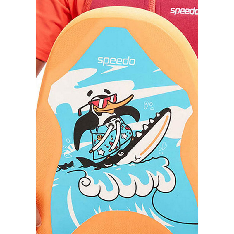 Доска для плавания PRINTED FLOAT IU Speedo 8-1224714668 оранжевый, голубой