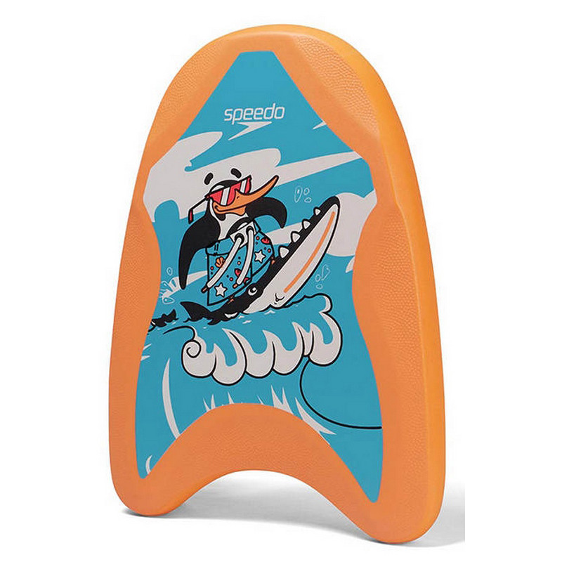 Доска для плавания PRINTED FLOAT IU Speedo 8-1224714668 оранжевый, голубой