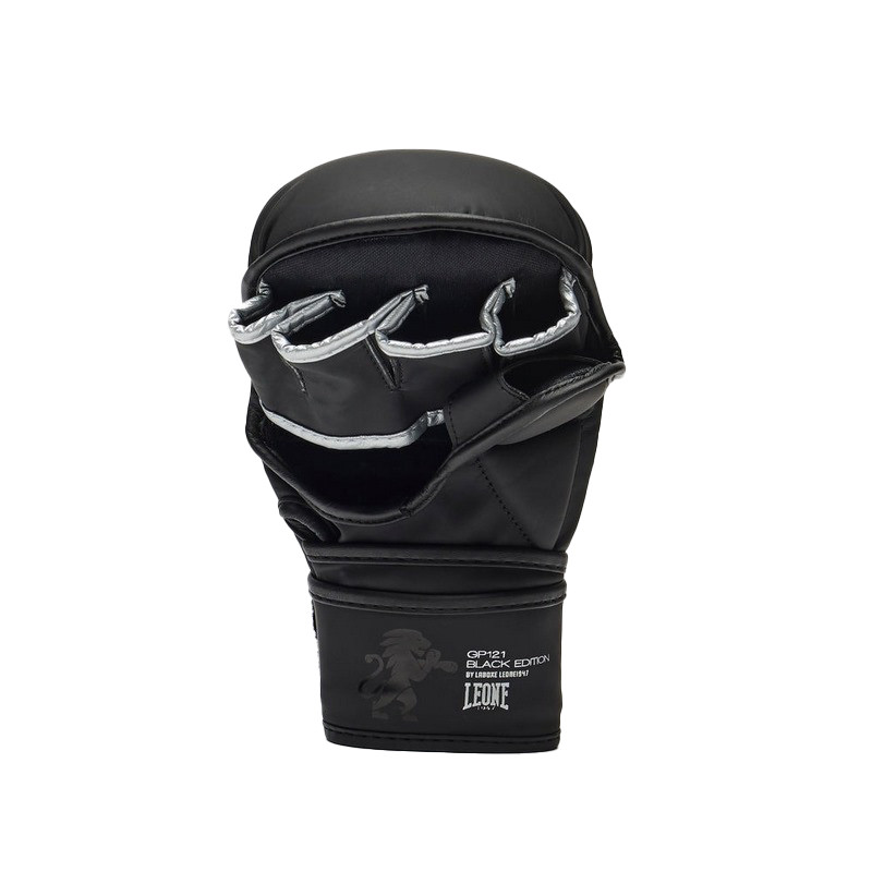 Перчатки для грепплинга ММА Edition Leone GP121_Black_S, размер S (капа в комплекте)