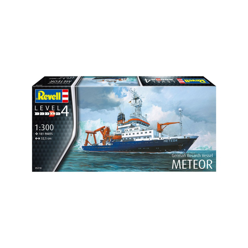 Збірна модель-копія Німецький дослідницкий корабель Метеор Revell RVL-05218 рівень 4, 1:300