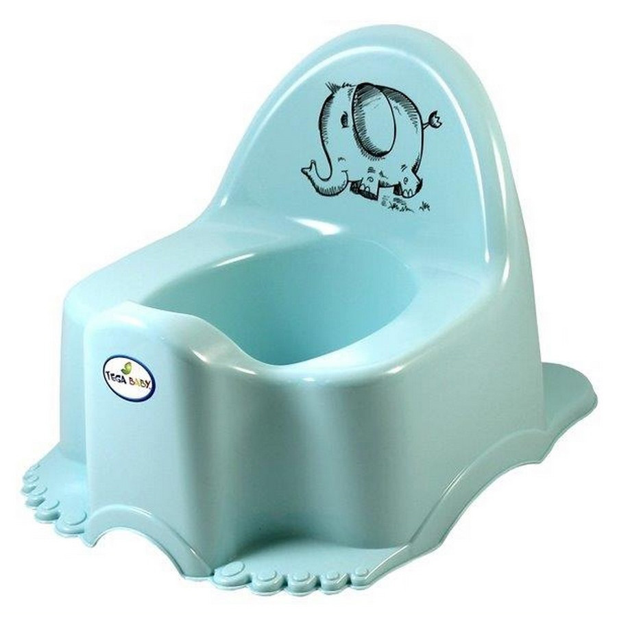 Горщик дитячий «Слоник» Tega Baby PO-057-140 бірюзовий