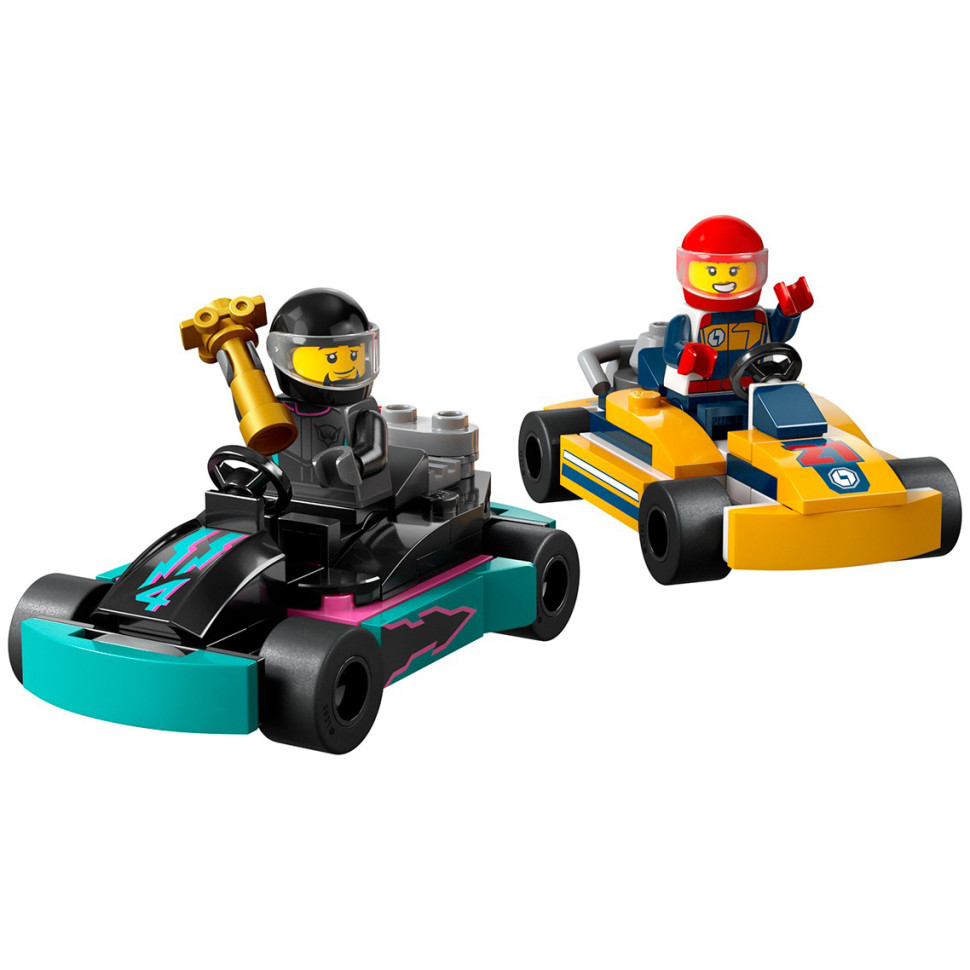 Конструктор Lego City Картинг і гонщики 60400, 99 деталей