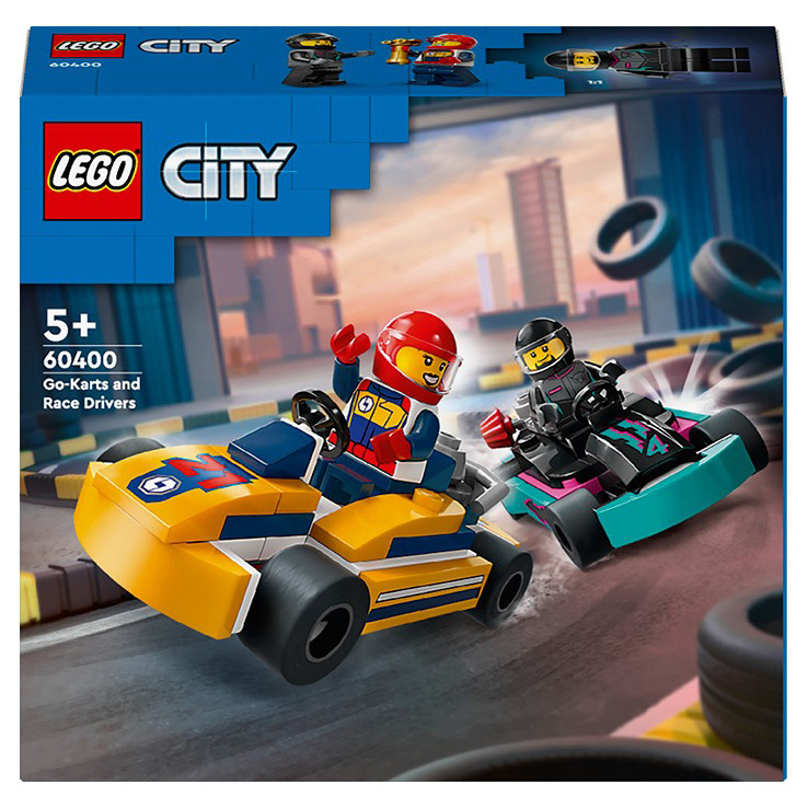 Конструктор Lego City Картинг і гонщики 60400, 99 деталей