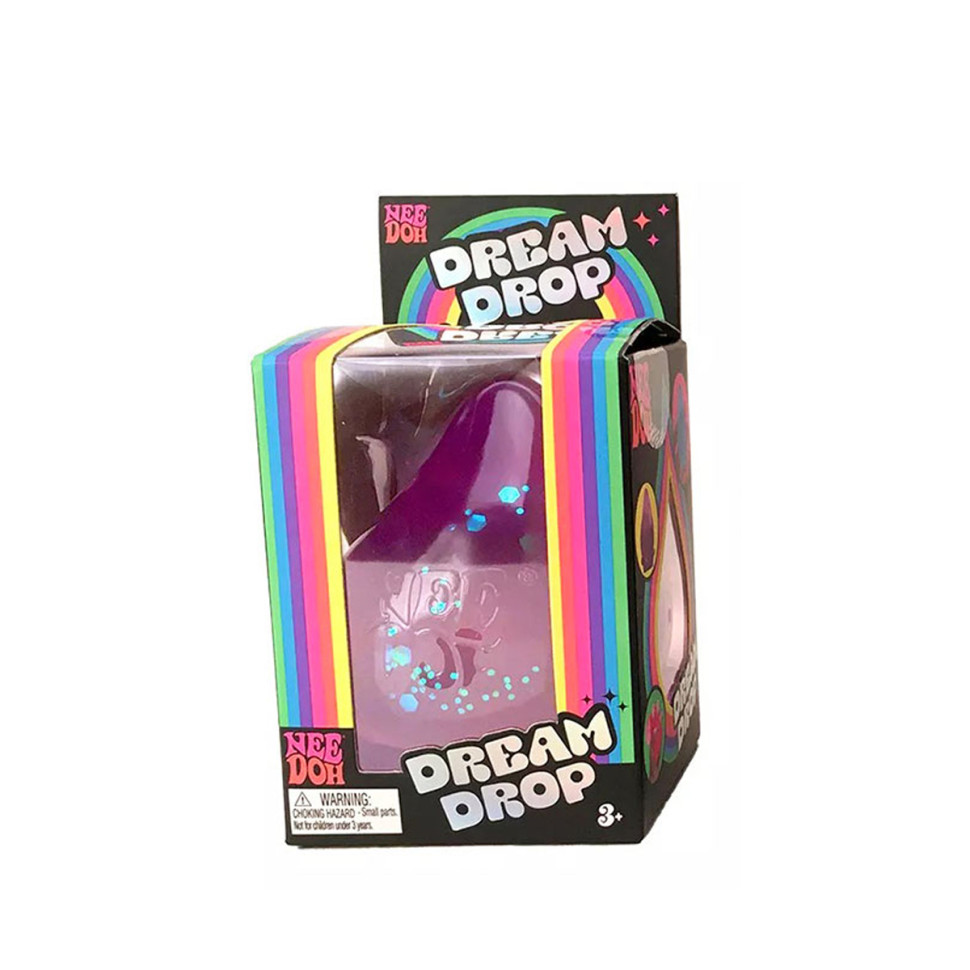 Іграшка-антистрес Крапля релаксу NeeDoh DRDND(Violet) з підставкою
