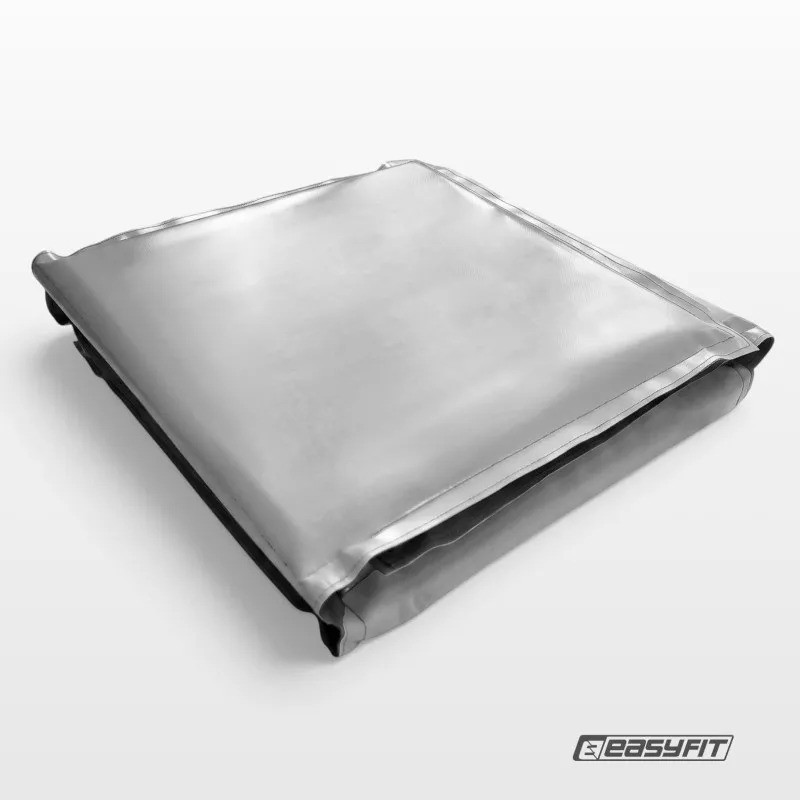 Кросс-мат спортивный для прыжков EasyFit EF-mat-GY, складной, серый