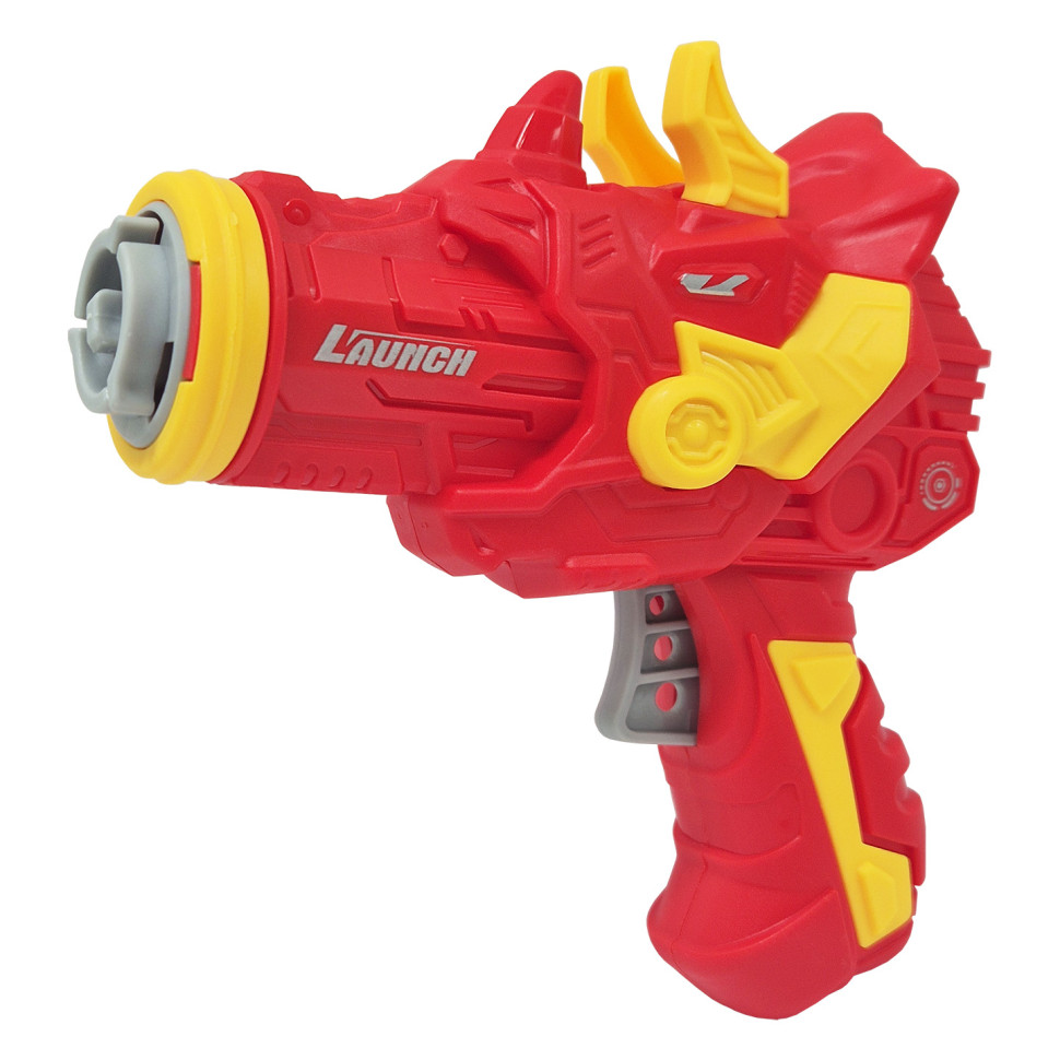 Розважальна гра-запускалка Динозаврик Bambi 123-1K4(Red) 6 дисків