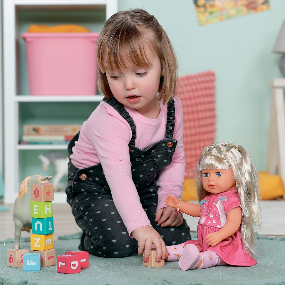 Кукла детская МАЛЕНЬКАЯ СЕСТРИЧКА BABY born 835715, 36 см, с аксессуарами