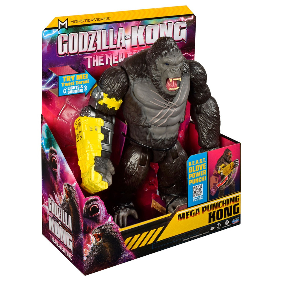 Дитяча іграшкова фігурка Мегапотужний удар Конга Godzilla vs. Kong 35585, 33 см