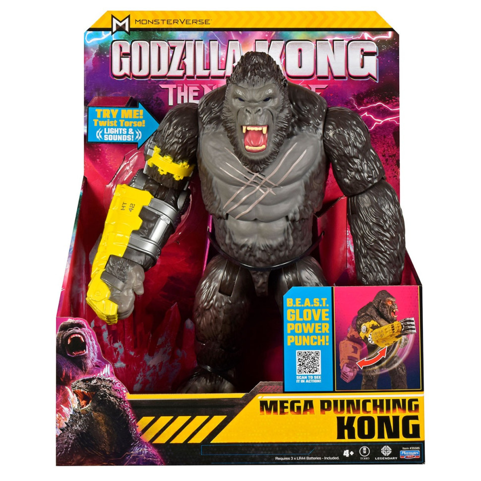 Дитяча іграшкова фігурка Мегапотужний удар Конга Godzilla vs. Kong 35585, 33 см