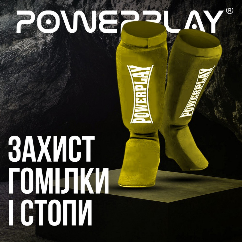 Защита голени и стопы 3054 Classic Shin PowerPlay PP_3054_M_Olive, размер M