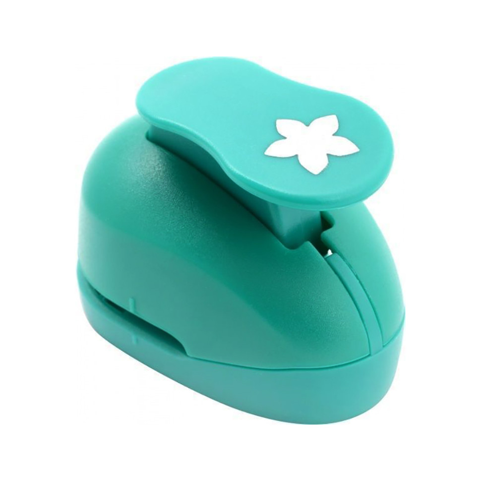 Фигурный дырокол Цветок №3 Rosa 880576 размер заготовки 1,6 см
