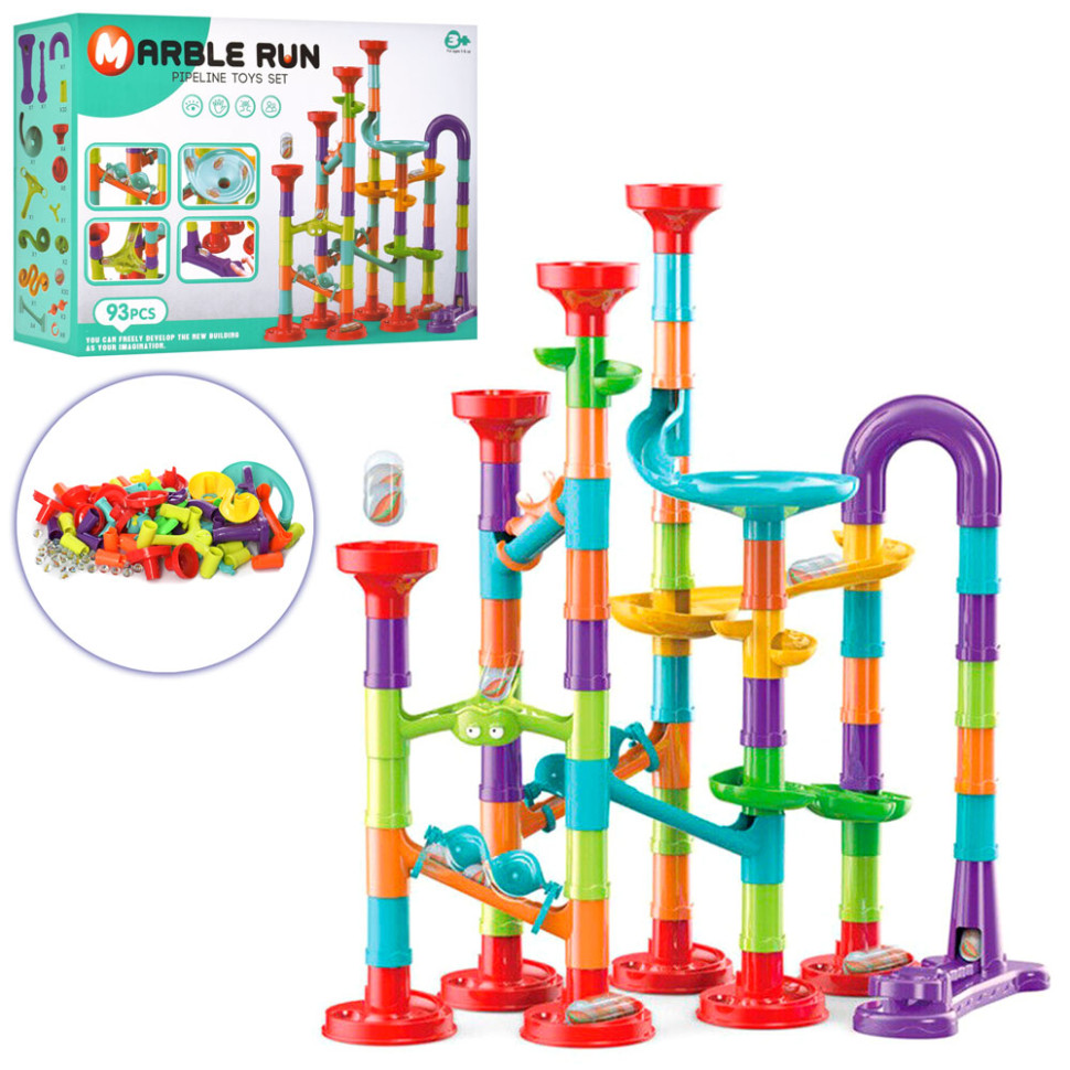 Игра лабиринт Marble Run Bambi 8802, 93 детали