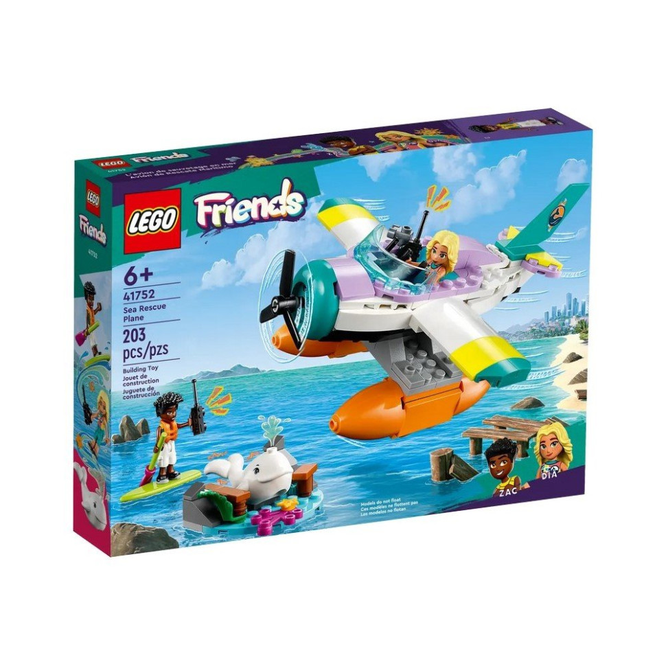 Конструктор Рятувальний гідроплан LEGO 41752, 203 деталі