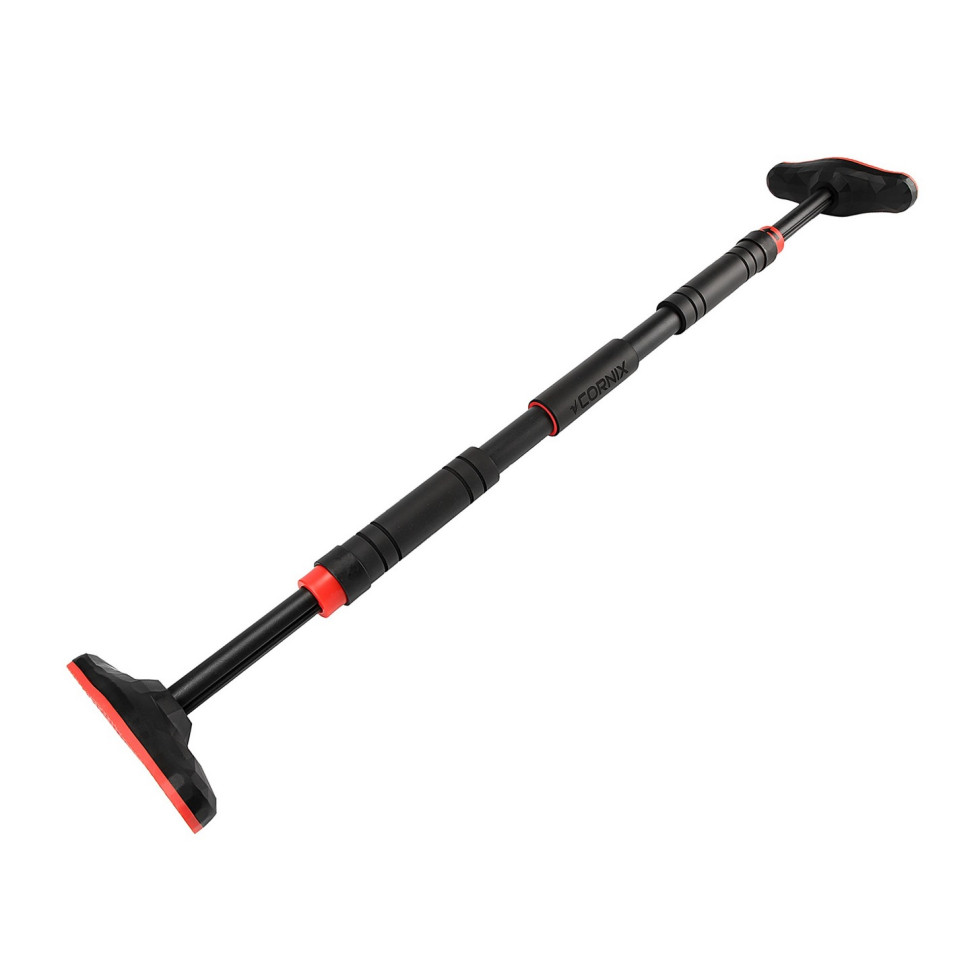 Турнік розсувний Pro Cornix XR-0284 Black/Red, розмір 90 х 130 см