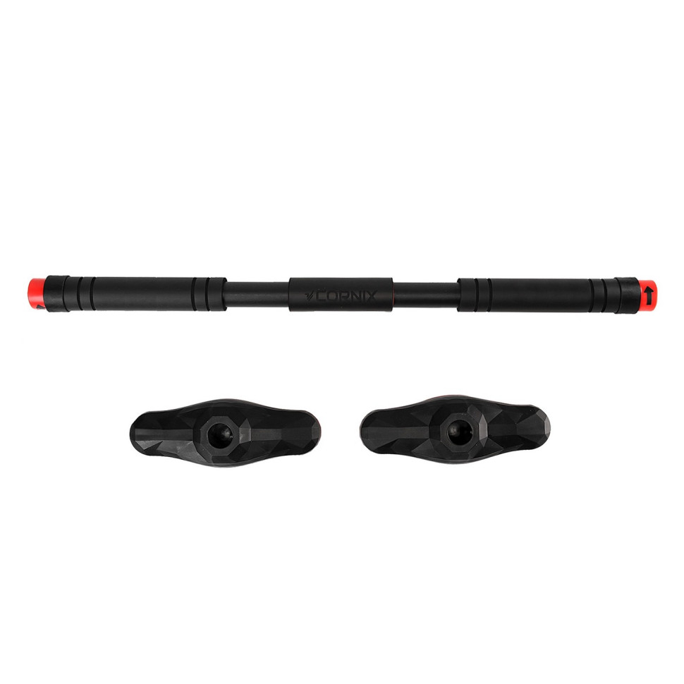 Турнік розсувний Pro Cornix XR-0284 Black/Red, розмір 90 х 130 см