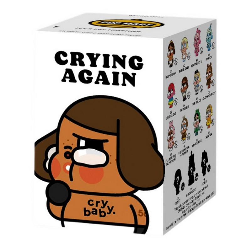 Іграшка-сюрприз з колекційною фігуркою Crybaby POP MART CBCA-01 серія Crying Again
