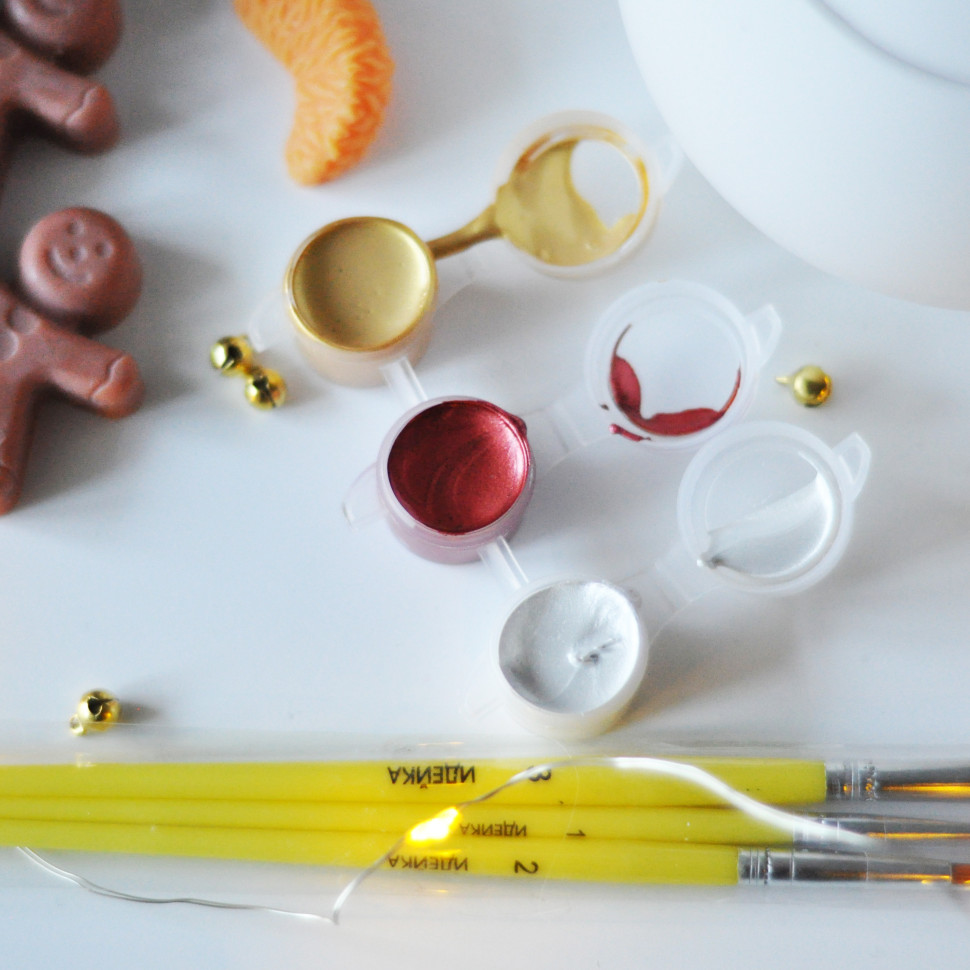 Новогодний набор для создания свечи 