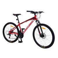 Велосипед взрослый "Active 1.0" LIKE2BIKE A212603 колёса 26", красный, рама алюминий 15"