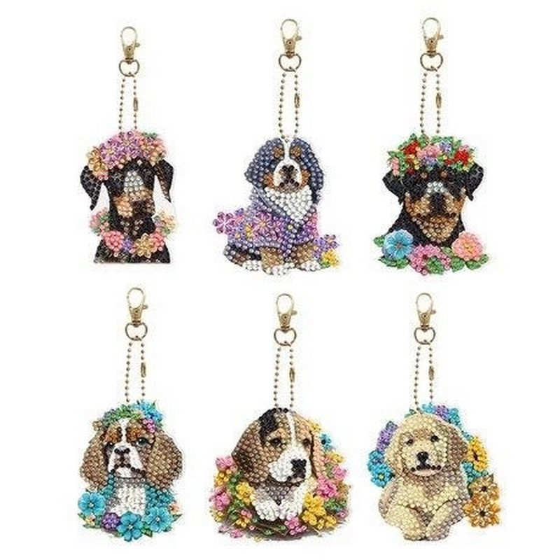 Набір брелків алмазна викладка 