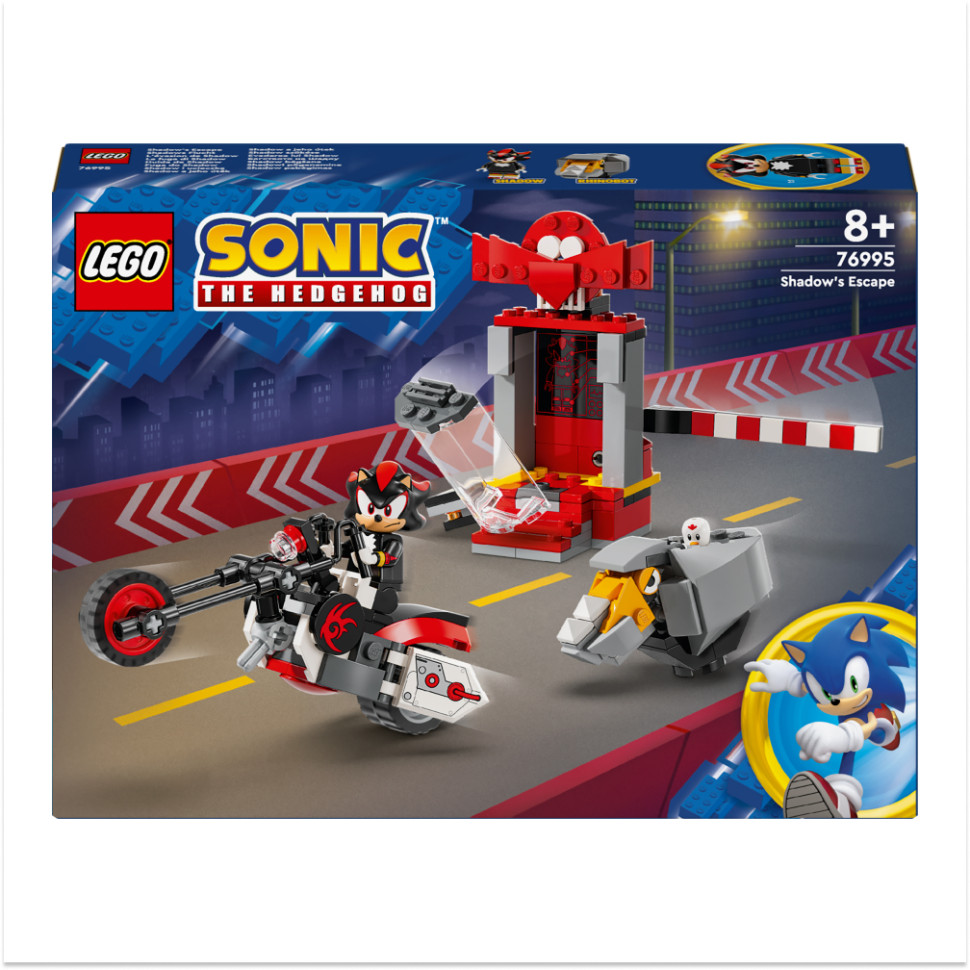 Конструктор LEGO Sonic the Hedgehog Еж Шедоу Побег 76995, 196 деталей
