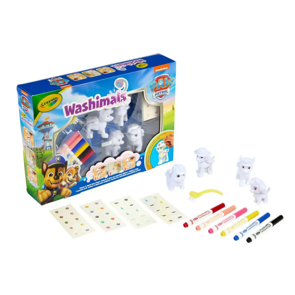 Дитяча розмальовка Washimals 