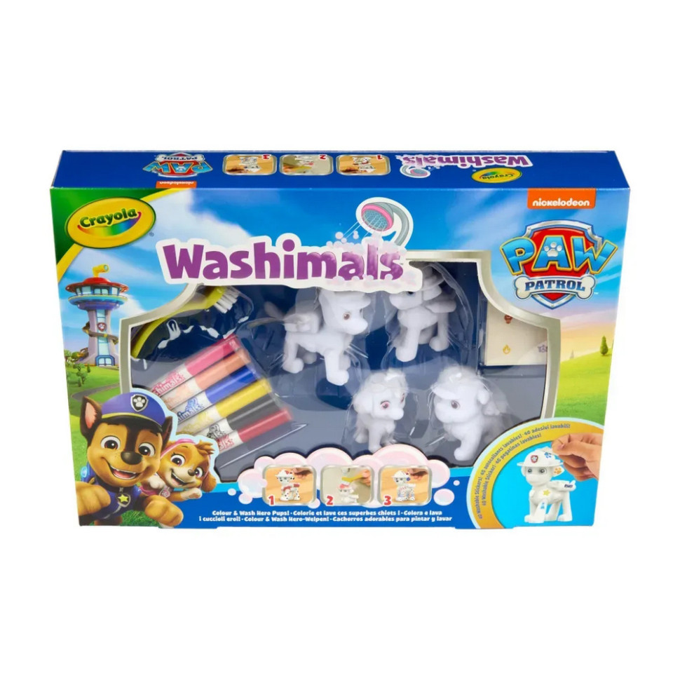 Дитяча розмальовка Washimals 