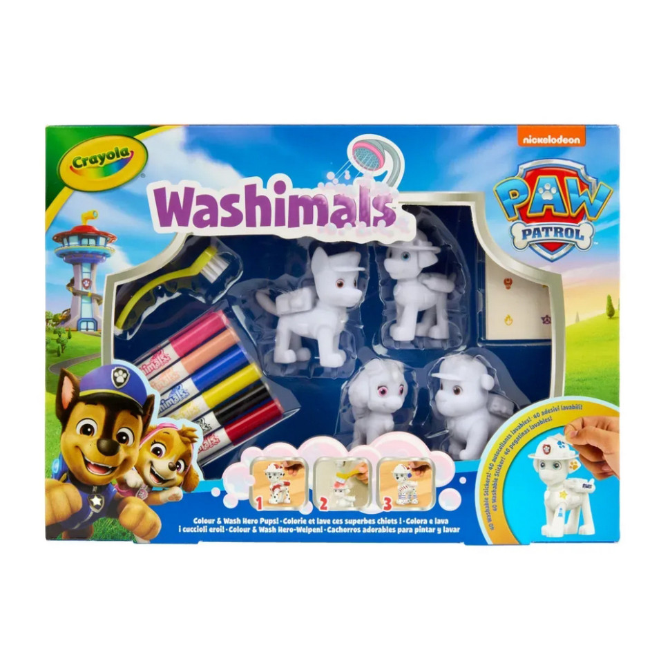 Дитяча розмальовка Washimals 