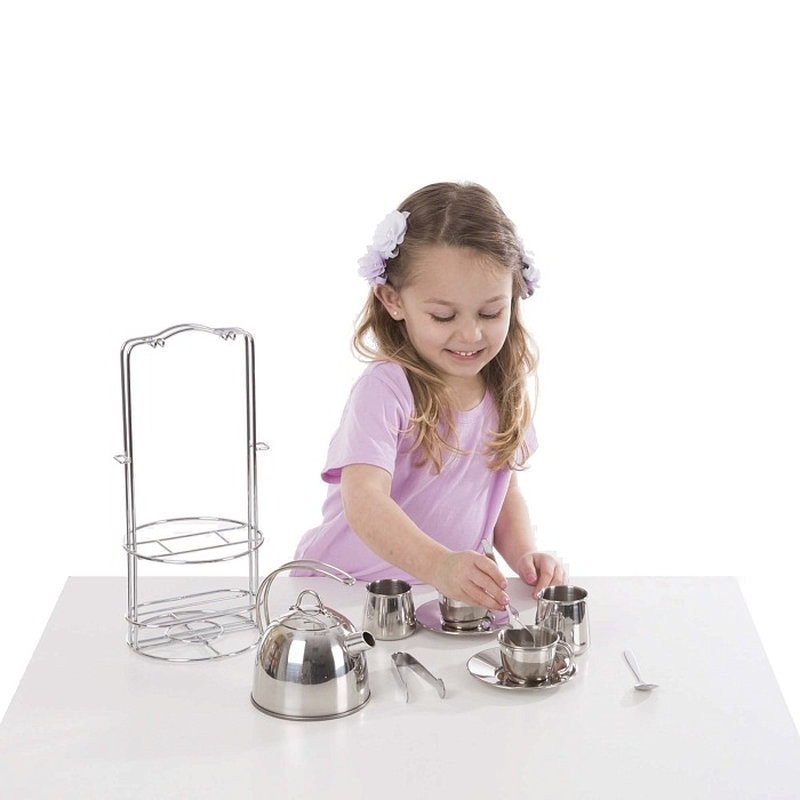 Дитячий чайний набір Melissa&Doug MD4251 з нержавіючої сталі 11 предметів