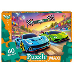 Пазл класичний "Спорткар" Danko Toys Mx60-11-14, 60 елементів