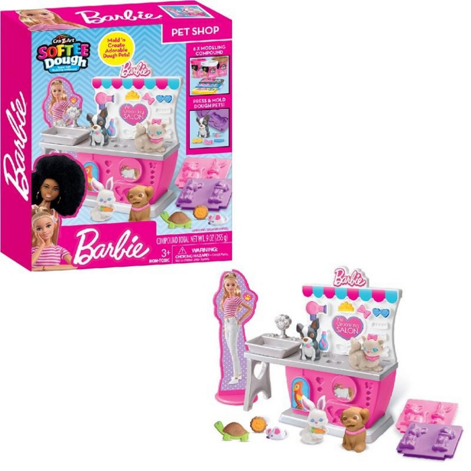 Комплект креативного творчества Barbie Зоомагазин с формами Cra-Z-Art 34041CRA