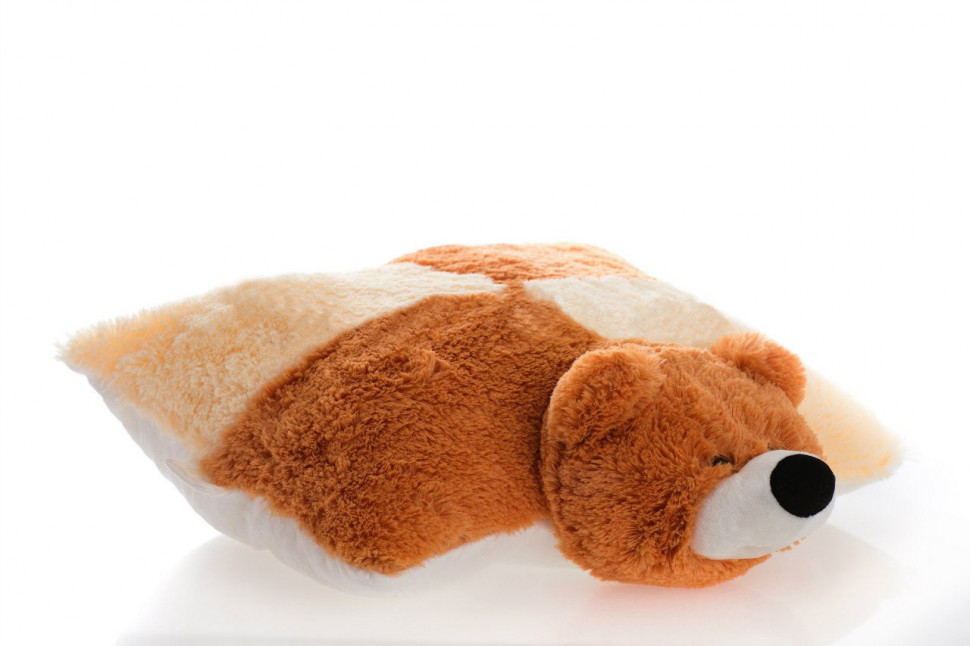 Подушка Аліна ведмедик 55 см коричневий і персиковий ПМ2-пер /кор 5784768ALN по цене 409 грн.