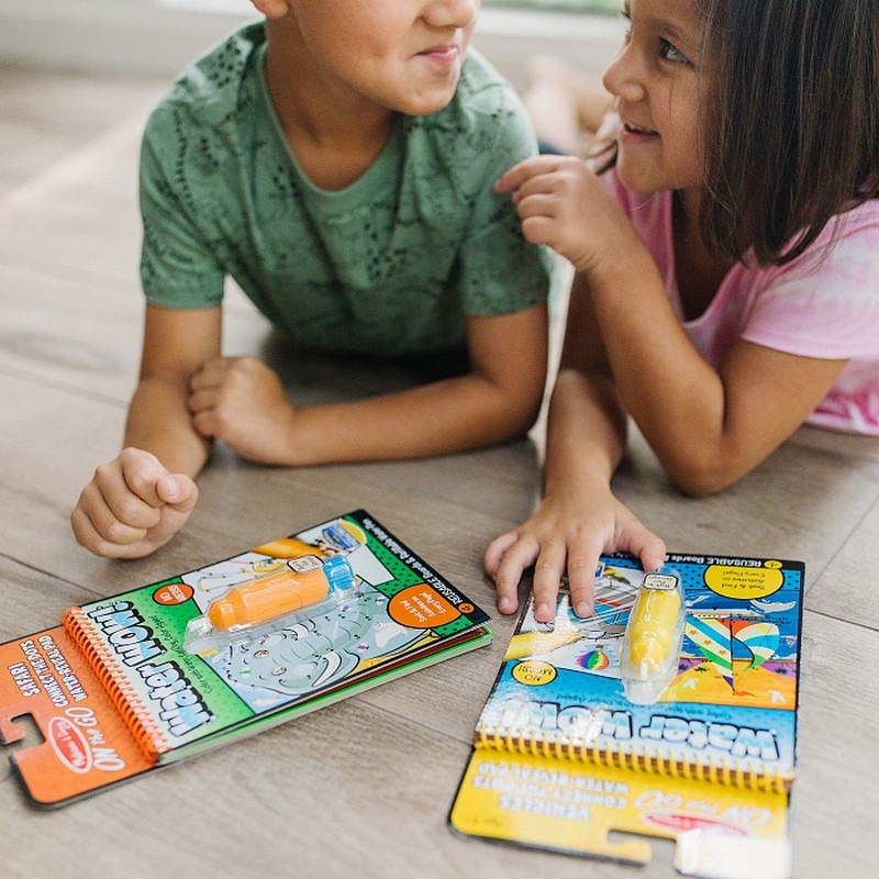 Дитяча водна розмальовка по крапкам