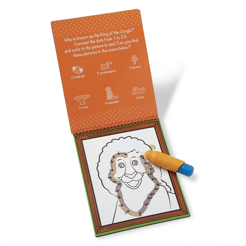 Дитяча водна розмальовка по крапкам