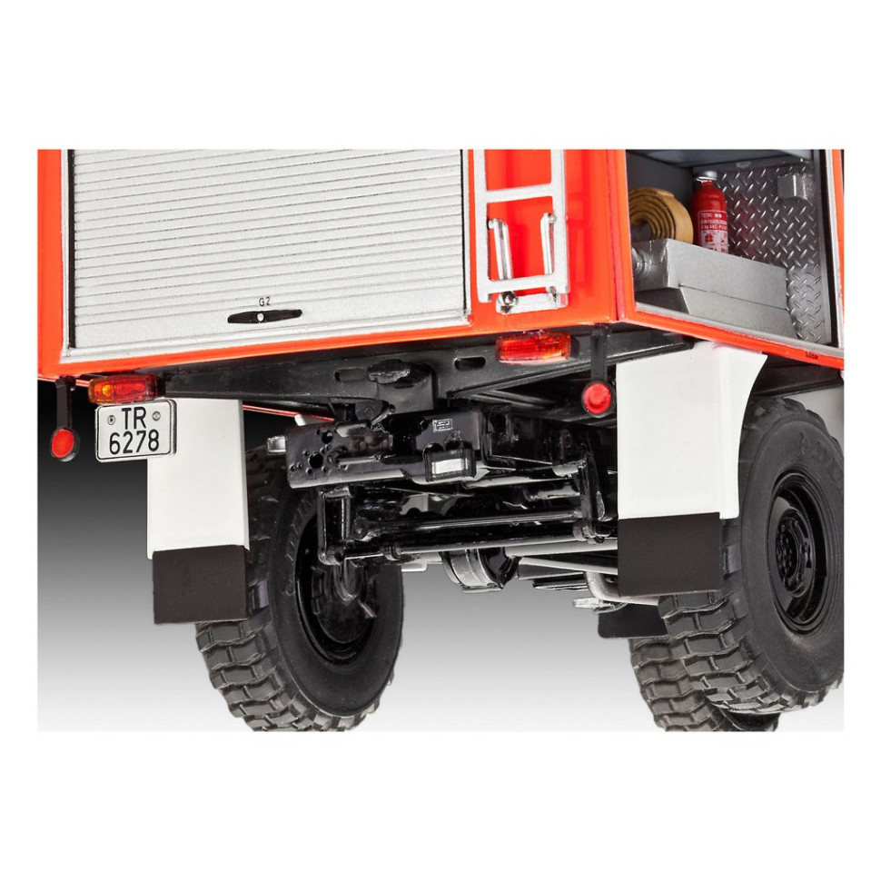 Збірна модель-копія Пожежна машина Unimog U1300L TLF 8/18 Revell RVL-07512 рівень 5, 1:24