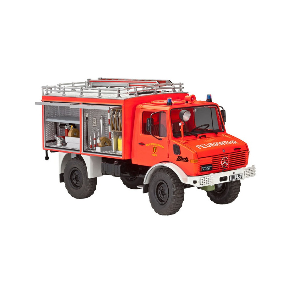 Збірна модель-копія Пожежна машина Unimog U1300L TLF 8/18 Revell RVL-07512 рівень 5, 1:24