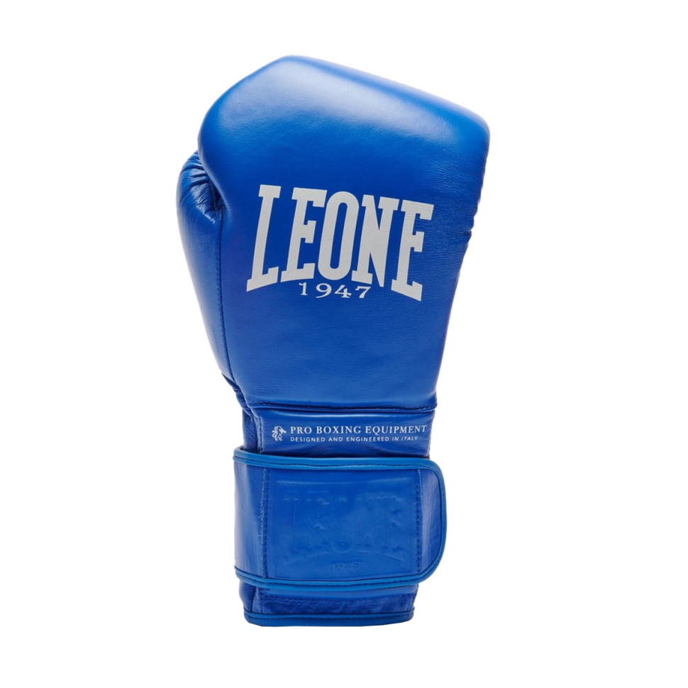 Боксерские перчатки GN111 THE GREATEST Leone GN111_Blue_10oz 10 унций (бинты в комплекте)