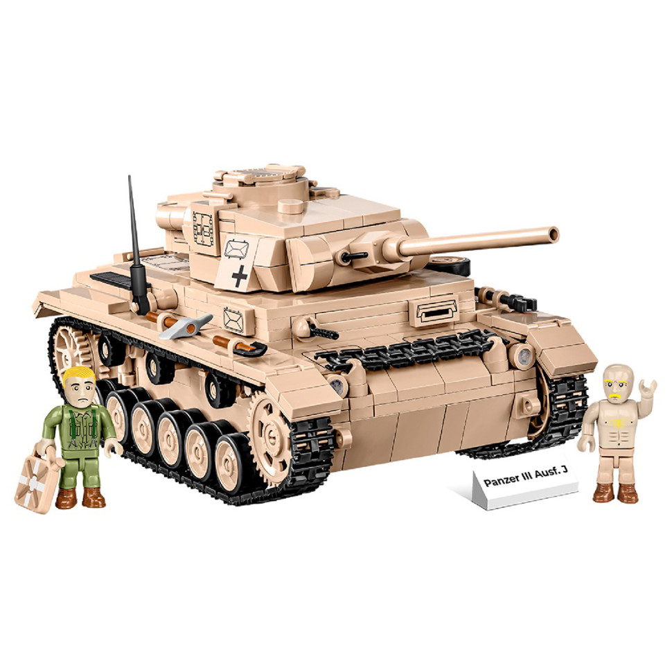 Конструктор Танк Panzer III Вторая Мировая Война COBI COBI-2562, 780 деталей